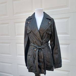 Women's raincoat size small black